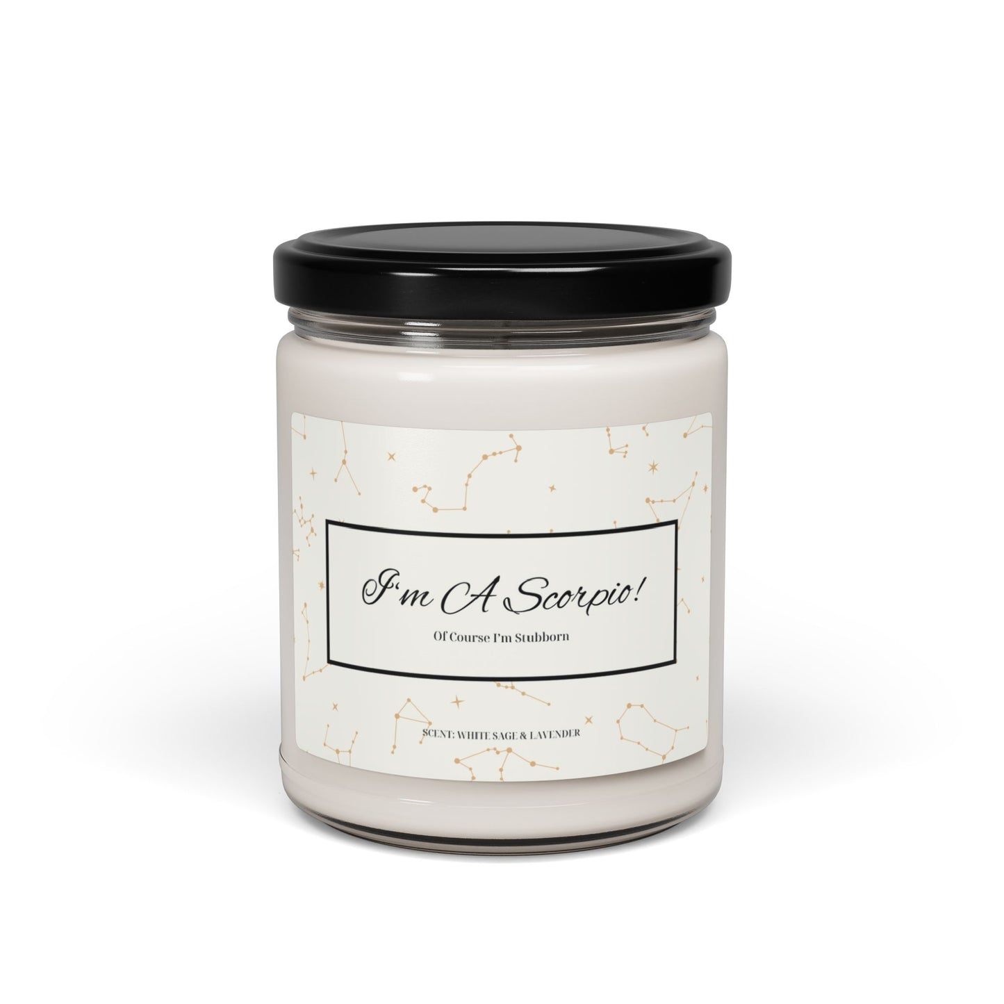 Scorpio Zodiac Scented Soy Candle, 9oz