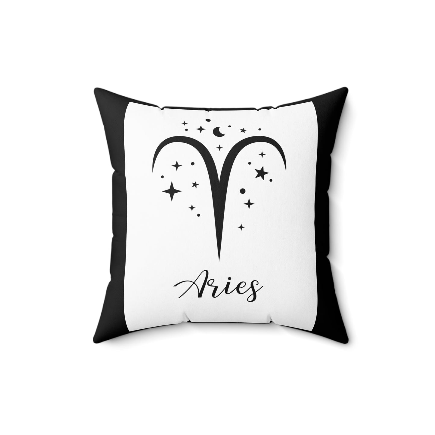 Aries Zodiac Spun Polyester Square Pillow