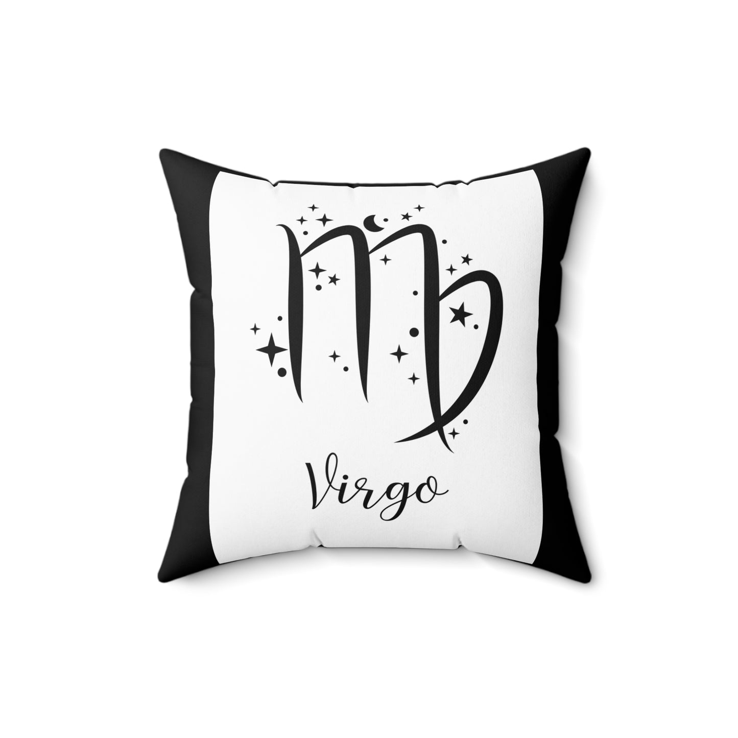 Virgo Zodiac Spun Polyester Square Pillow