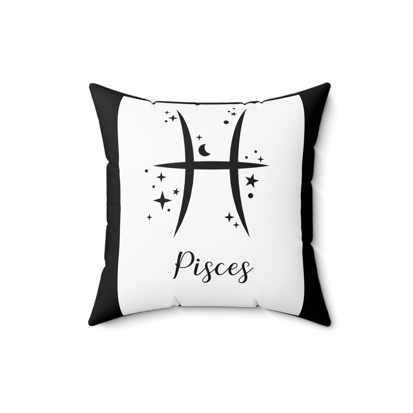 Pisces Zodiac Spun Polyester Square Pillow